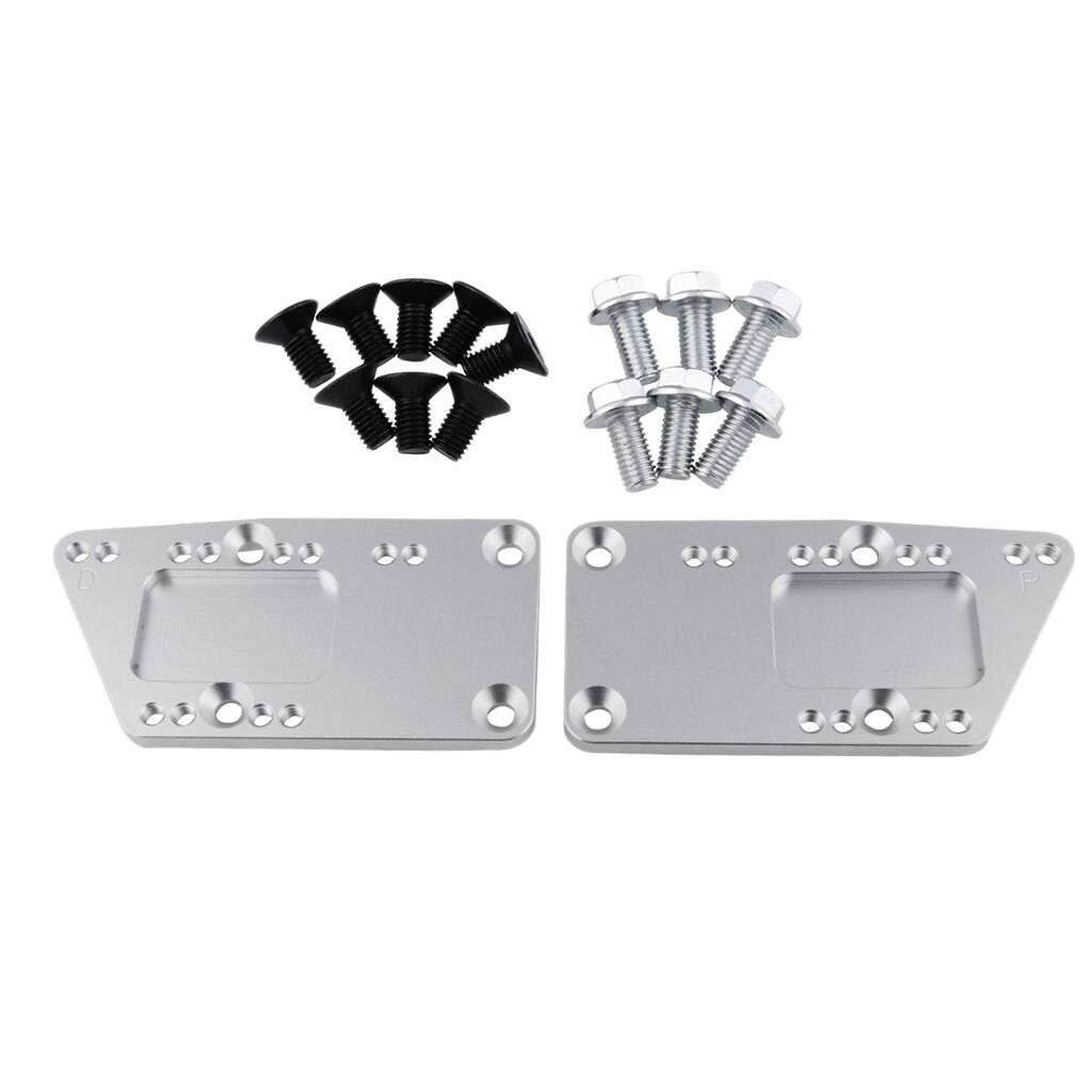2pcs LS1 Swap Motor Mounts Adjustable 4 Position Billet Aluminum LS Swap LS with Accessories