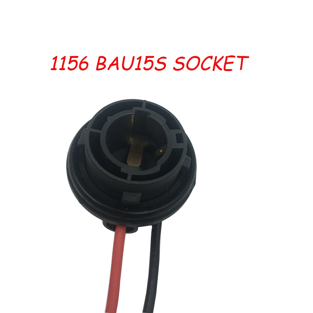 Ysy 10pc 1156 ba15s adapter auto auto led lamp socket connector pre-wire plug vrouwelijke adapter houder voor 1157 bay 15d bau 15s