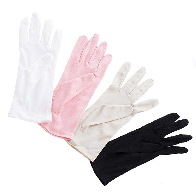 Gants en soie tricotée pour femmes, pure soie de mûrier