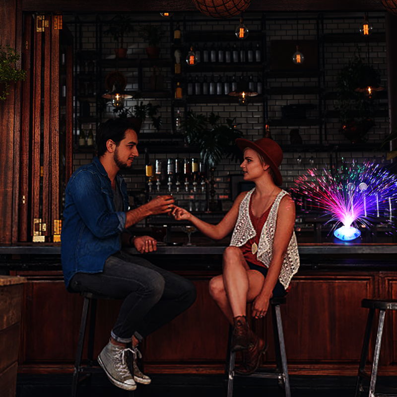 Beautiful Autism LED Light Lamp Multicolour Fibre Optic Relax Changing Style Halloween Party decoration