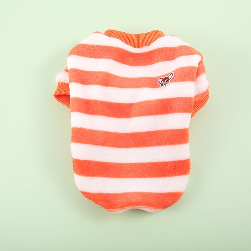 Winter Puppy Hond Kleding Flanel Zachte Honden Jasje Regenboog Hond Sweatershirt Chihuahua Kleding Voor Kleine Honden Kostuum: 2 / S 1.2-2KG