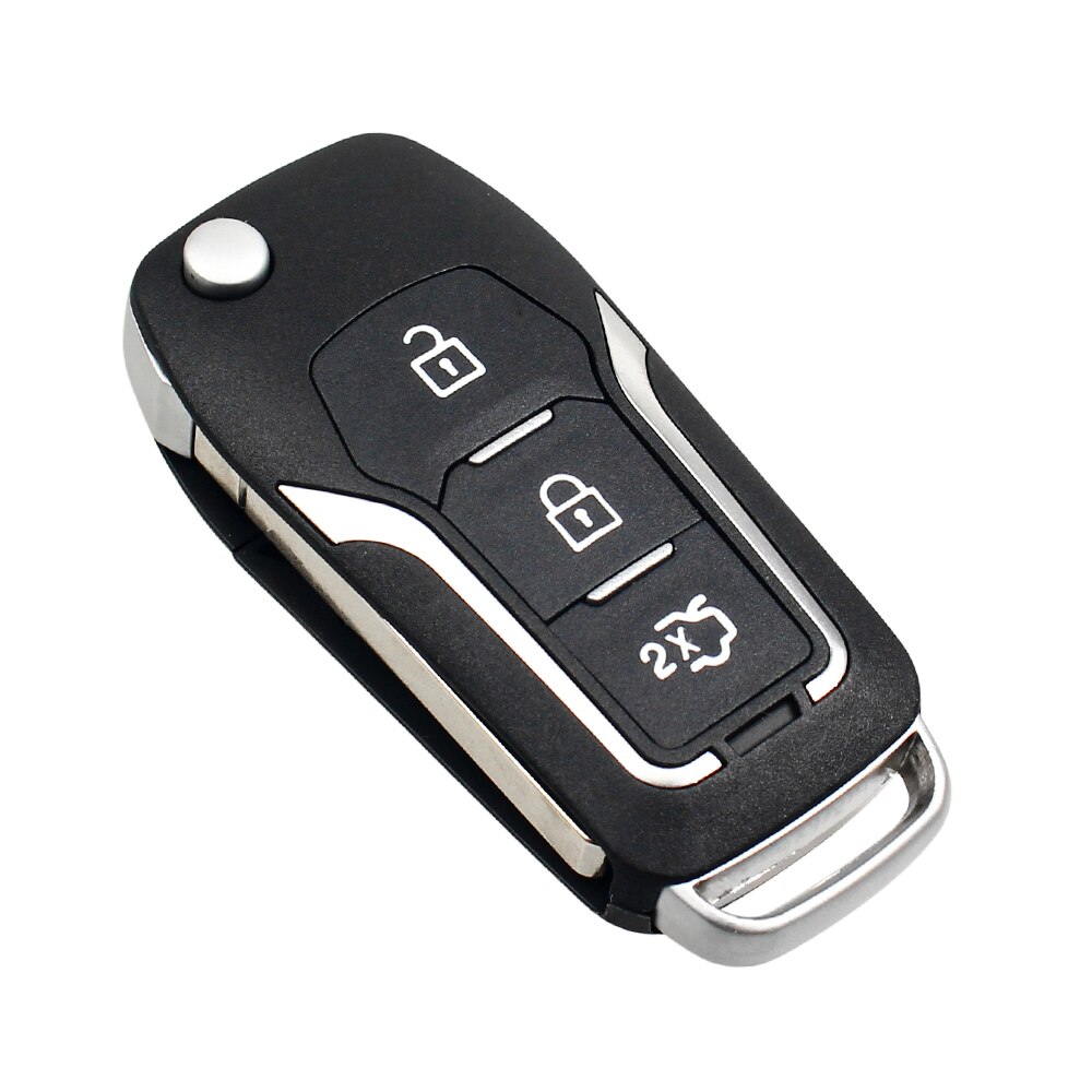 KEYYOU mando a distancia para llave de coche 4D60/63 433MHZ para Ford Focus 2 Ecosport, Kuga, Escape C Max Ka 3 botones HU101 Blade