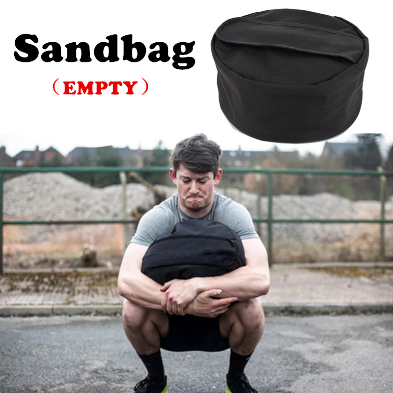 30KG-100KG Sandsack Leere schwer Pflicht Boxen Fitnessstudio trainieren Fitness Energie Sandsack Gewichte für Mann Festigkeit Kreuz ausbildung Ausrügestochen