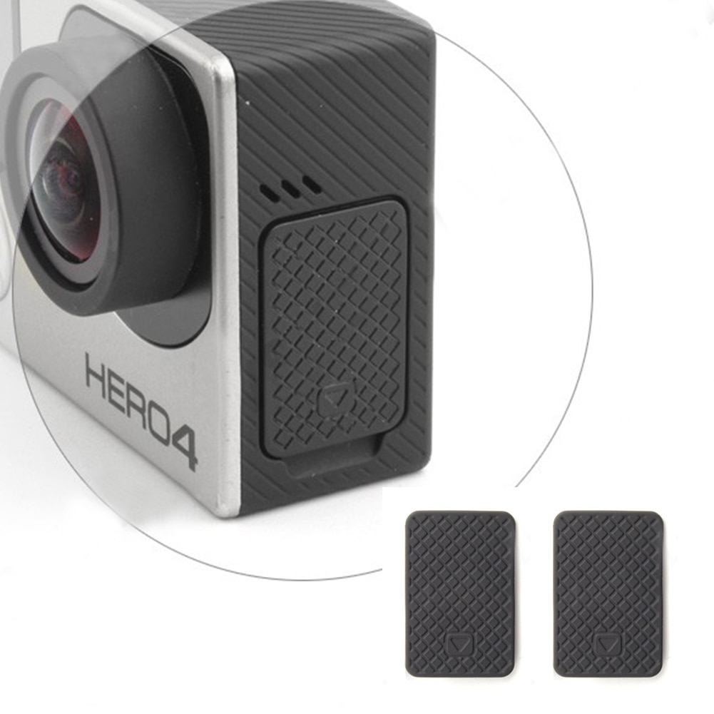 2Pcs Camera Accessoires Voor Gopro Hero 4 3 + 3 Nuttig Vervanging Onderdeel Usb Zijdeur Cover Cap #0122