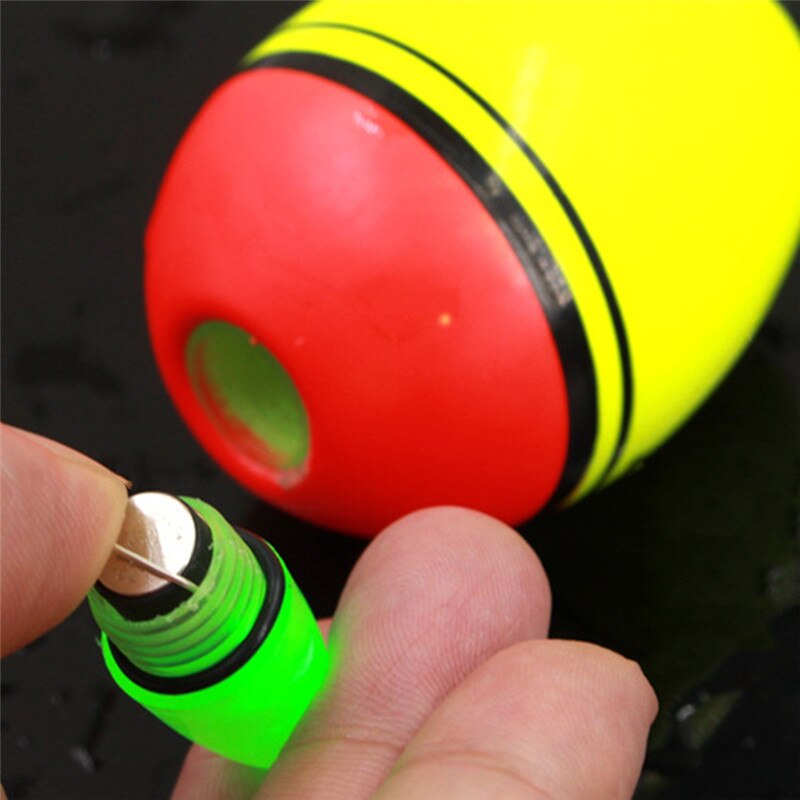 Night Light Glowing EVA Fishing Float Led Luminous Fishing Float Lighting Floats Tube Fishing Equipment Random Color 3