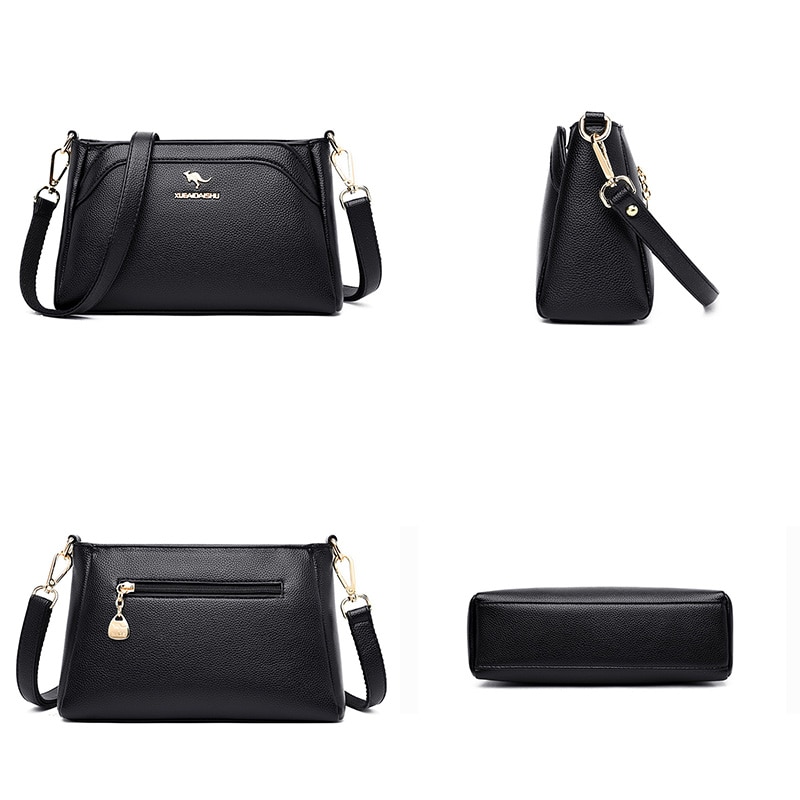 OLD TANG Shoulder Messenger Bags For Women Soft Leather Crossbody Bags Sac a Main Bolsa