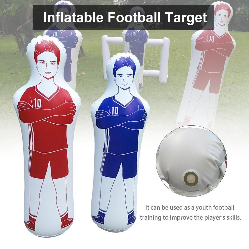160CM Soccer Inflatable Dummy Inflatable Football Training Goal Keeper Tumbler Air Soccer Train Dummy For Adult Children