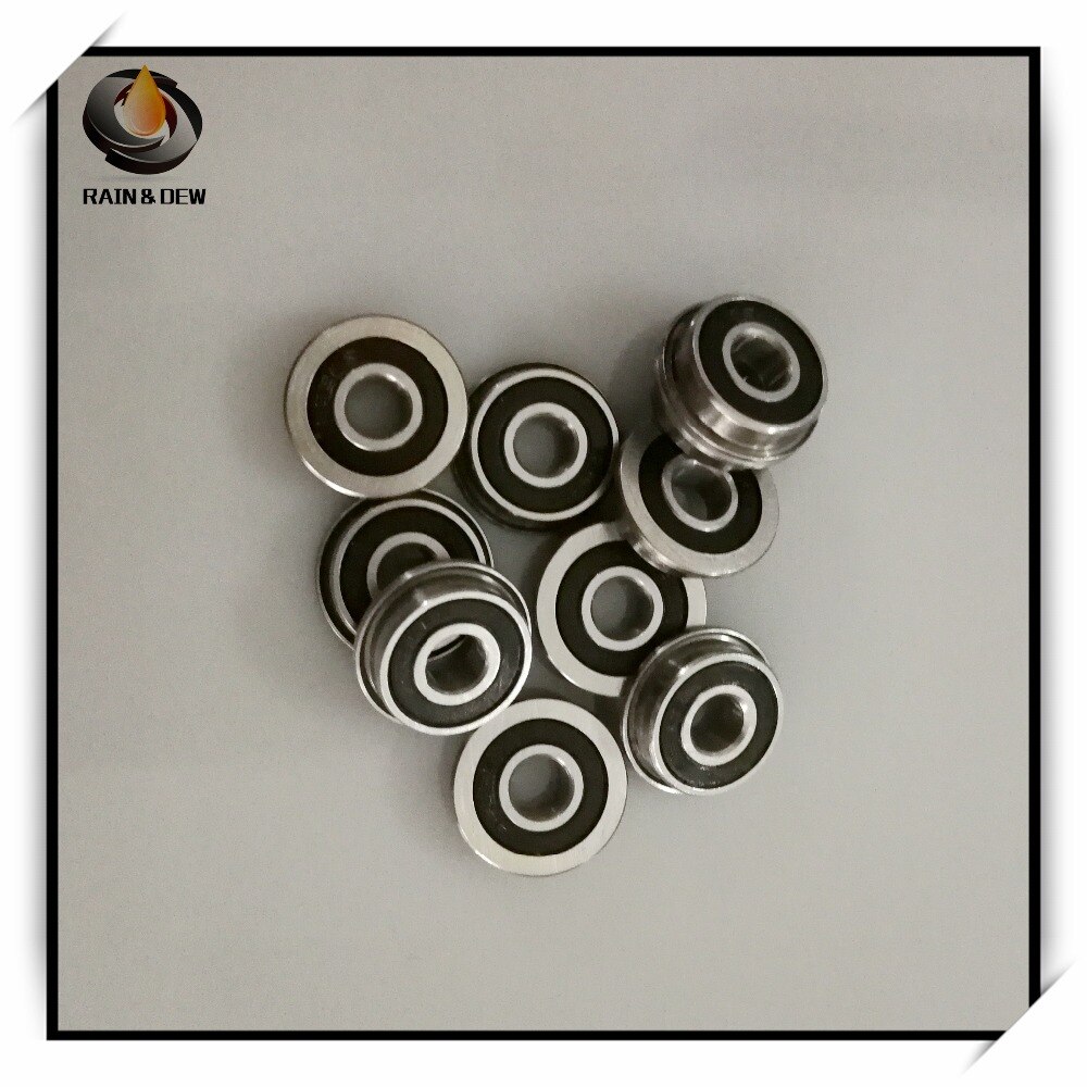 10Pcs F695-2RS Lager 5*13*4mm ABEC-7 Flens Miniatuur F695 RS Kogellagers F695RS Voor VORON mobius 2/3 3D Print