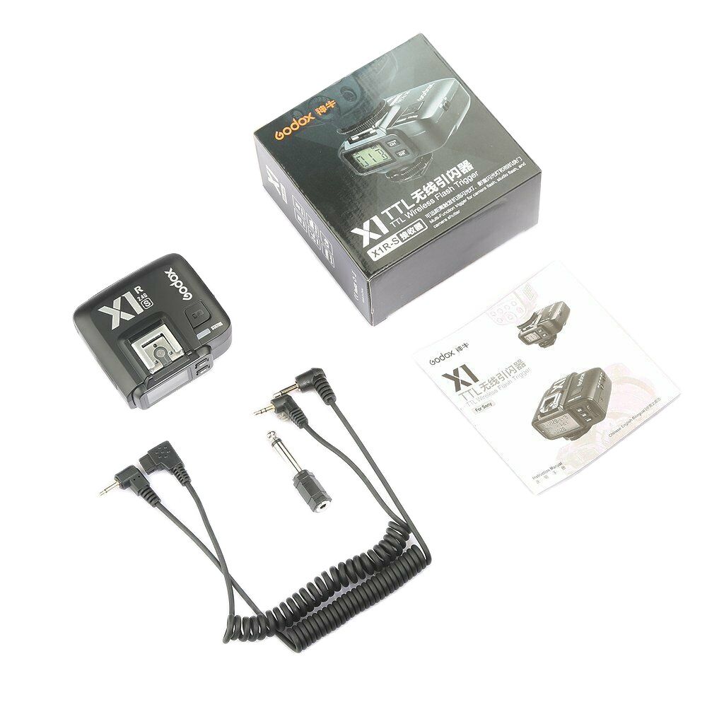 Godox-disparador de Flash inalámbrico X1R-S X1RS TTL, receptor para cámara Sony DSLR, disparador Godox X1R