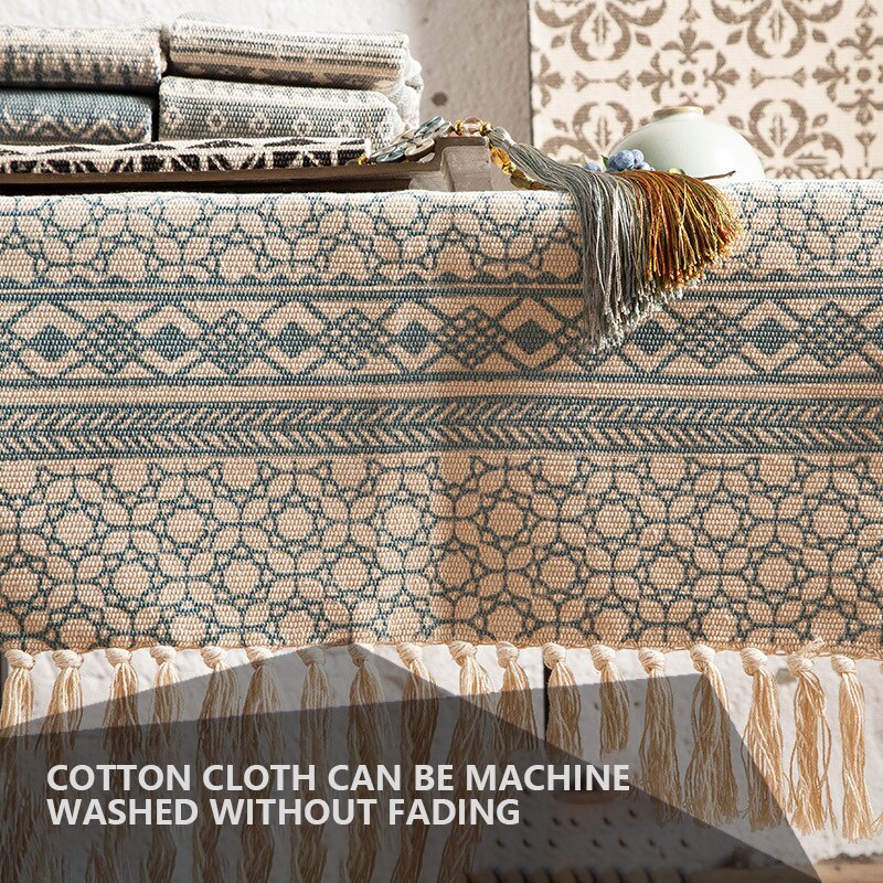 Noordse kwast geweven tapijtverf vloermat wasbare deur slaapkamer wandtapijt decoratief vloerkleed voor de woonkamer