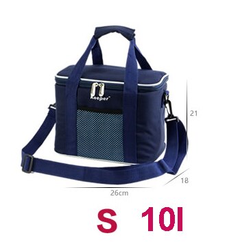 Termobag keeper ispose isolasjonsbag kjøleboks kjølebag medium stor ekstra stor: Liten blå