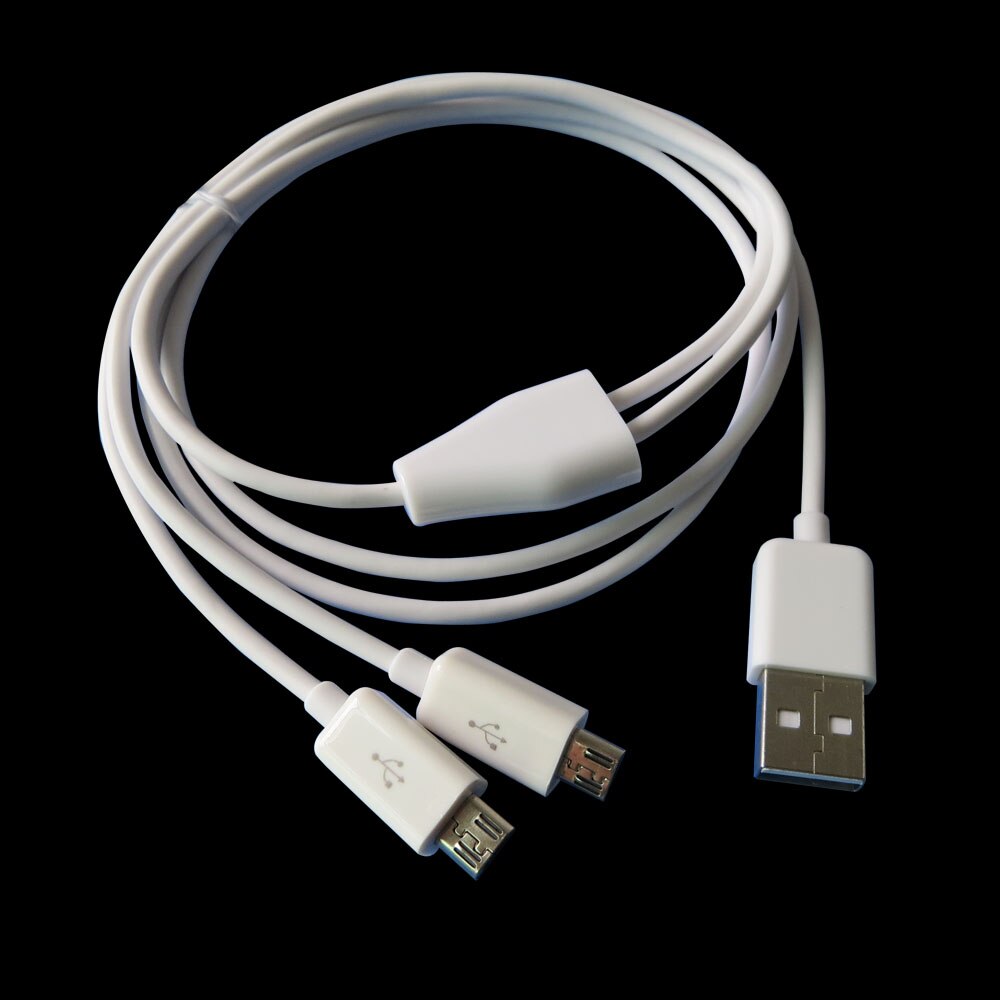 1 Meter Dual Mini USB Splitter Cable – Power Two Devices At Once