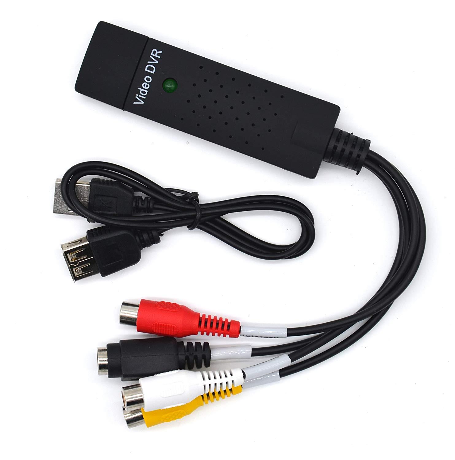 Easycap USB 2.0 łatwe czapka wideo TV DVD VHS DVR karta przechwytująca łatwiejsze czapka USB urządzenie przechwytywania wideo