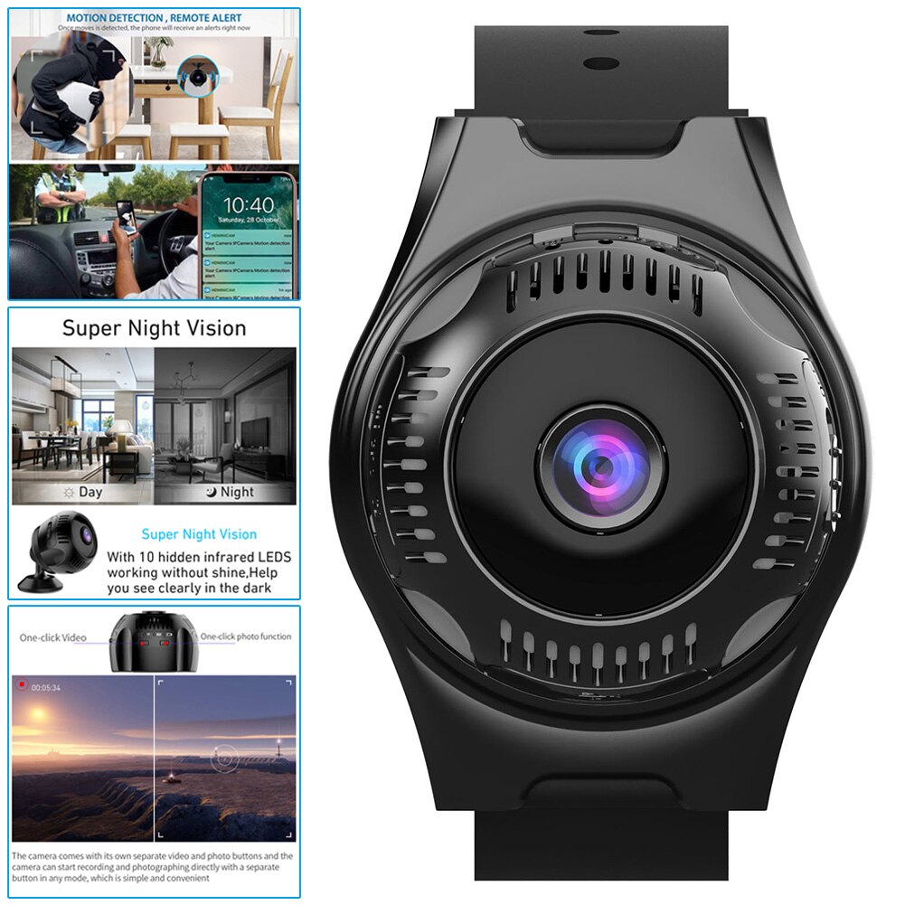 X7 Sport Camera Draadloze Wifi Hd Home Outdoor Camera Met Horloge Band DU55
