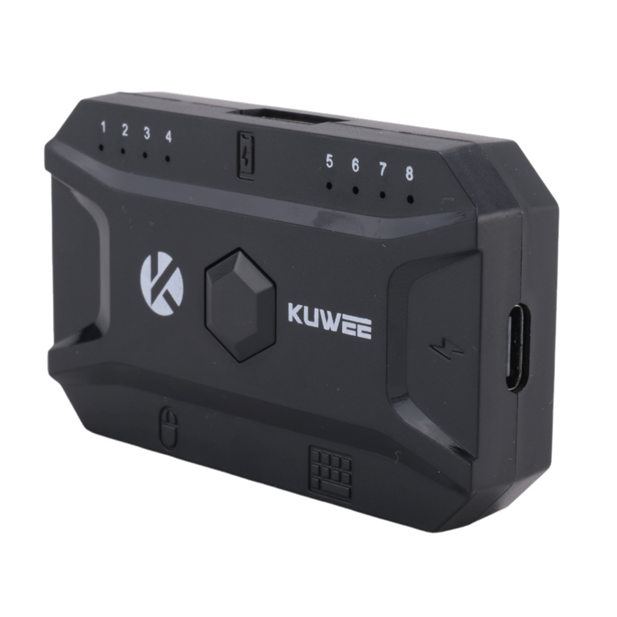 A9op-  bluetooth-hubs, usb 5.0- converters, adapter voor bedraad toetsenbord en muis naar draadloze verbinding, ondersteunt 8 apparaten (tablet, laptop, mobiel).