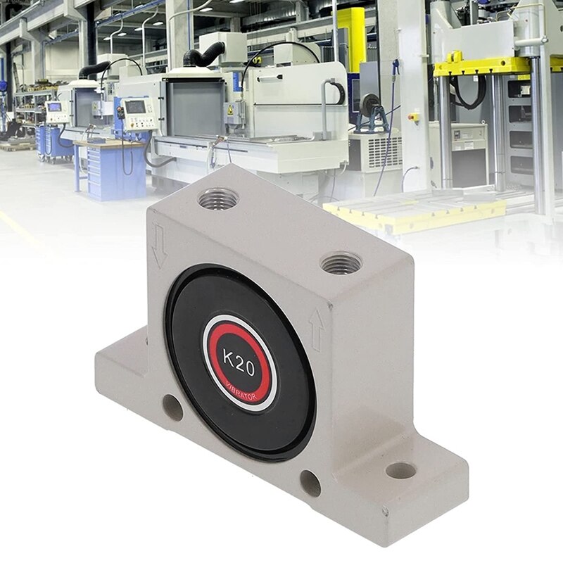1/4 pneumatische Turbine Vibratoren Einstellbare Aluminium Legierung 245-4000N Pneumatische Vibrator Oszillator Ball Typ