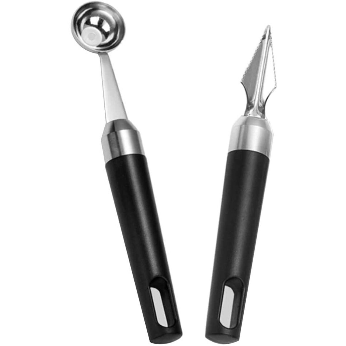 Fruit Platter Carving Knife Melon Scoops Ice Cream Scoop Watermelon Ballers DIY Assorted Fruit Slicer Tool: D