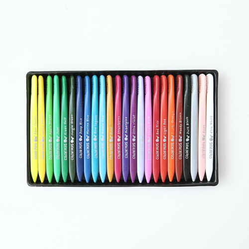 12/24/36 color crayon set / children's drawing graffiti brush crayon / student art supplies / painting supplies: 24 colors