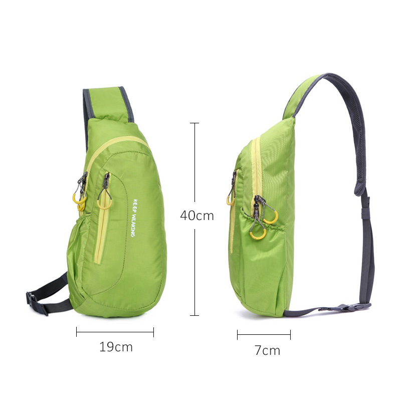 Unisex Waterdichte Nylon Borst Zak Mannen Vrouwen Running Schoudertas Diagonaal Outdoor Sport Sporttas Sacs De Cursus