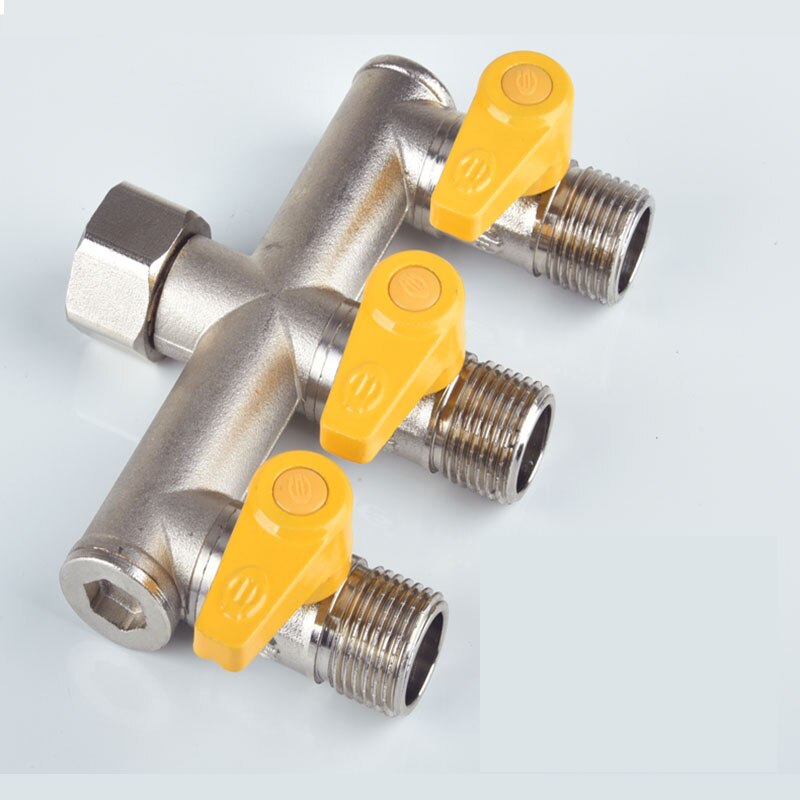 Washing machine faucet one inlet two outlet Splitter two-way three-way four-way valve DN15 DN20 adapter