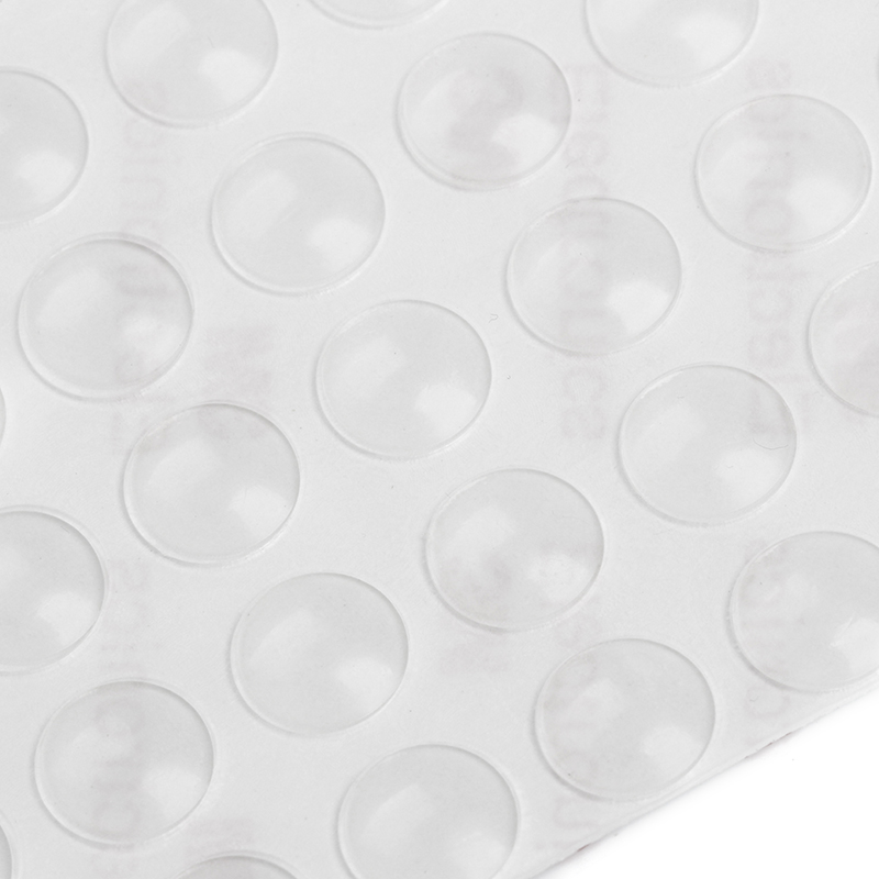 50 Grain Door Stopper Silicon Rubber 2.2mm Thickness Kitchen Cabinet Self Adhesive Stopper Damper Buffer Pad Home Improvement