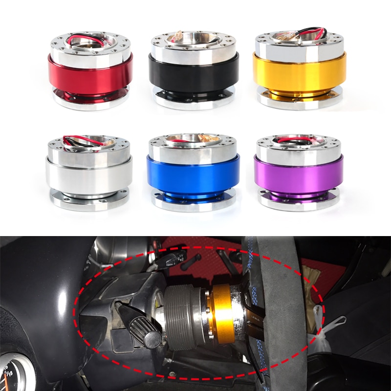 Volante universale Snap Off Adattatore mozzo a sgancio rapido Kit Boss 8 colori disponibili