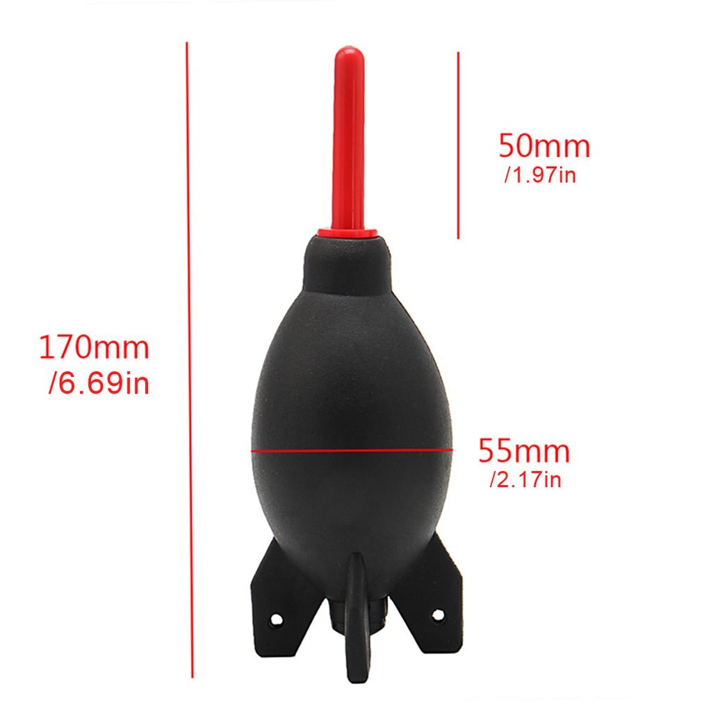 Rocket Blower Stofafscheider Slr Digitale Camera Lens Dust Schoon Stofzuiger Camera Lens Cleaning Tool Rubber Onleny 1Pc