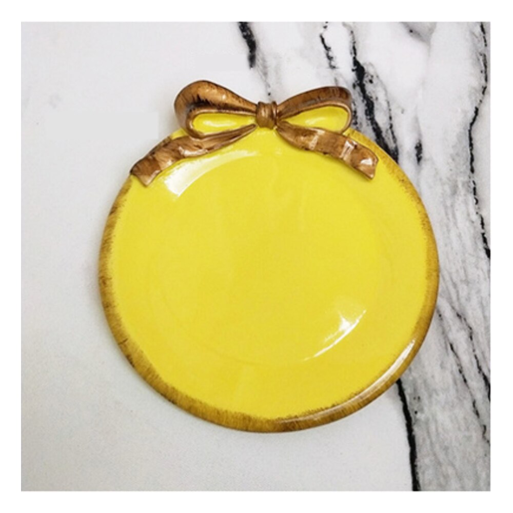 Plato de postre, posavasos, taza, resina sintética, lazo vintage, fruta, magdalenas, galletas, bandeja de aperitivos, mini vajilla para fiesta: 5