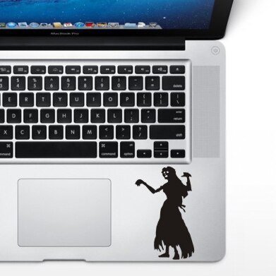 Autocollants pour ordinateur portable pour MacBook Air Pro Retina 11 13 15 PVC vinyle mignon décalcomanie tablette PC portable peau autocollants partiels: WS-black (129)