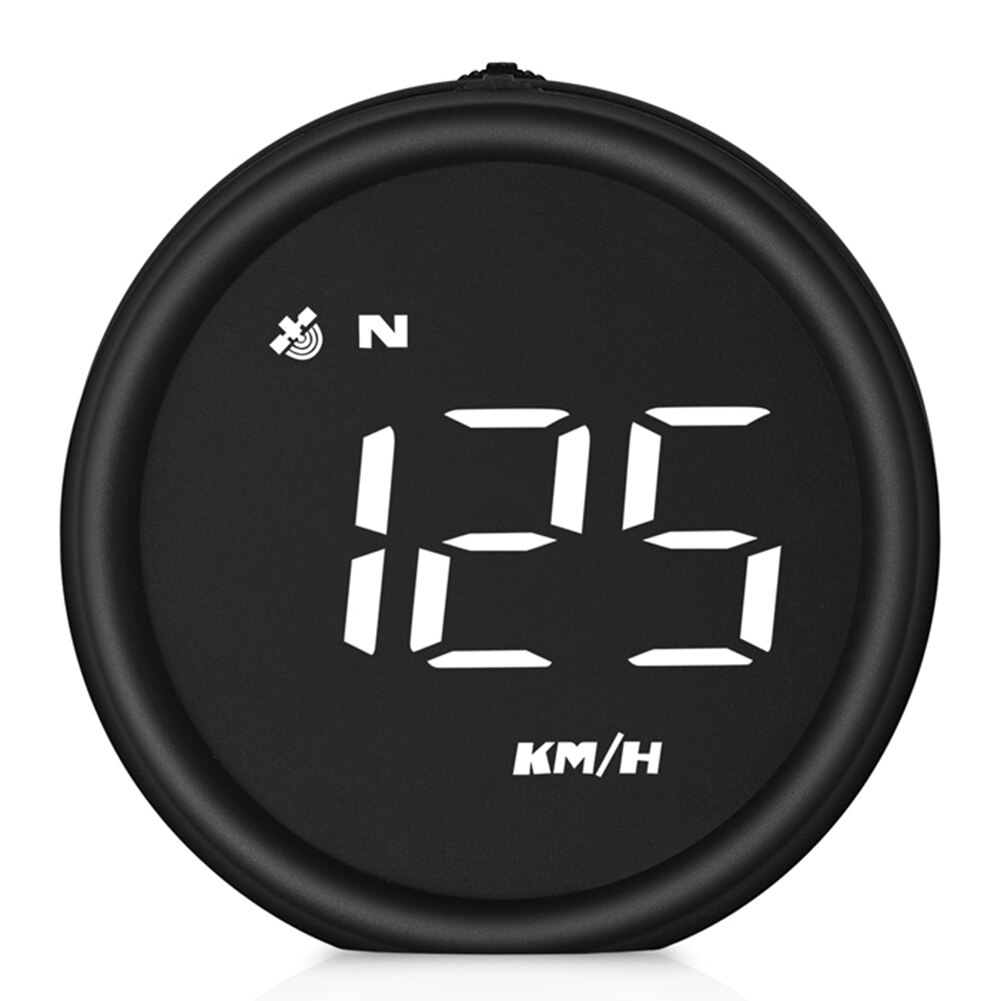 Auto Electronic Voltage Alarm Head-Up Display Car Speedometer Odometer Gauge Security System Warning Alarm: white