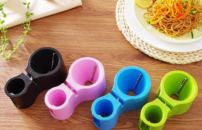 Spiralizer spiral skiver zucchini nudler pasta spaghetti spiraler maker fræser peeler køkken køkkenudstyr cutter peeler