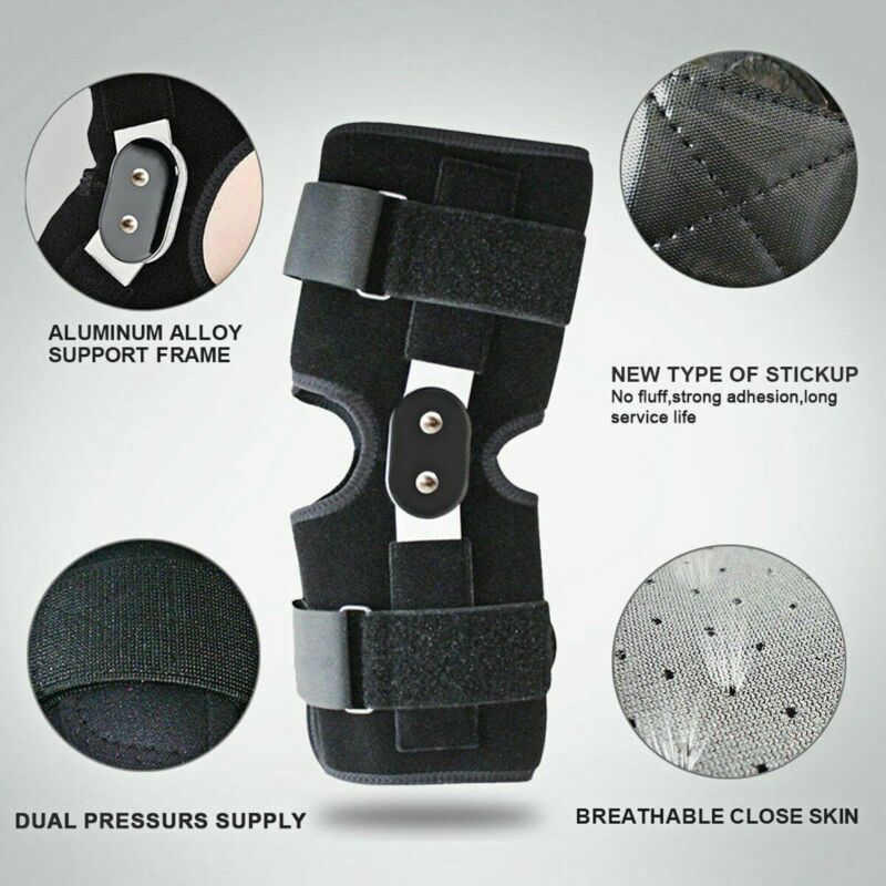 1pcs Breathable Non-Slip Powerful Rebound Spring Knee Booster Mountaineering Squat Hiking Sports Brace Joint Support Knee Pads