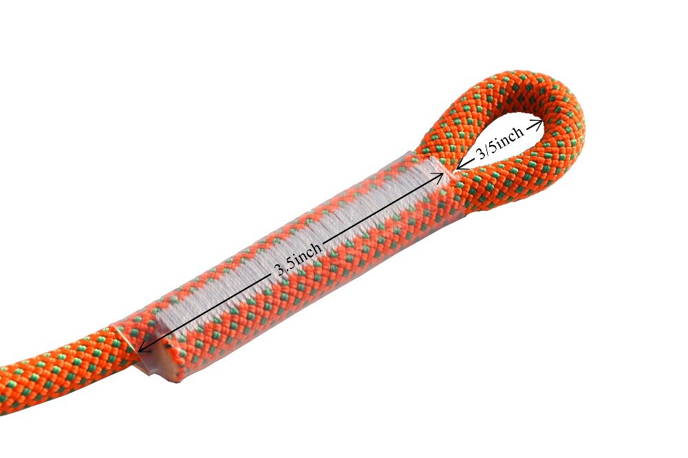 9.5Mm * 1M Prusik Koord, 3/8 "* 40Inch Boom Klimmen Touw Prusik Loop Cord