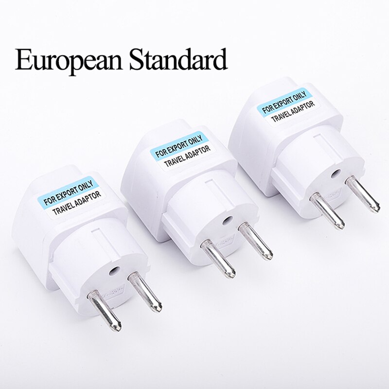 Universal rejse konvertering stik 250v 10a eu / us / uk standard konvertering europa strøm eu stik konverter stik / stikkontakt / adapter