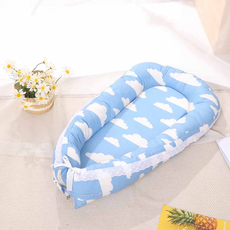 Lit de bébé bionique Portable en coton, berceau amovible et lavable, pour -né, nid de couchage, lit de couchage de 0 à 36 mois: 5
