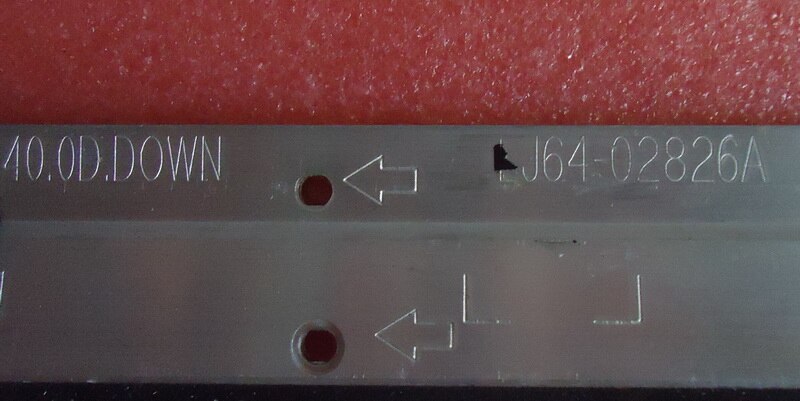 VOOR SONY KDL-40EX720 Artikel lamp STS400A2B-40LED-REV.3 VOOR Samsung screen LTY400HF09 1 stuk = 40LED 455 MM