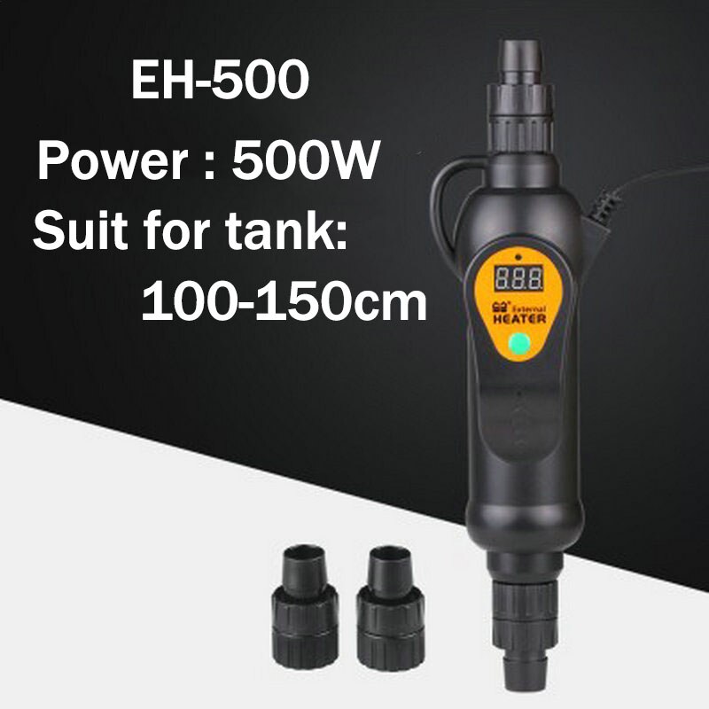 Sunsun 300w 500w ajustable externa calentador de agua de acuario bote de depósito Filtro externo Control de la temperatura constante: 500w