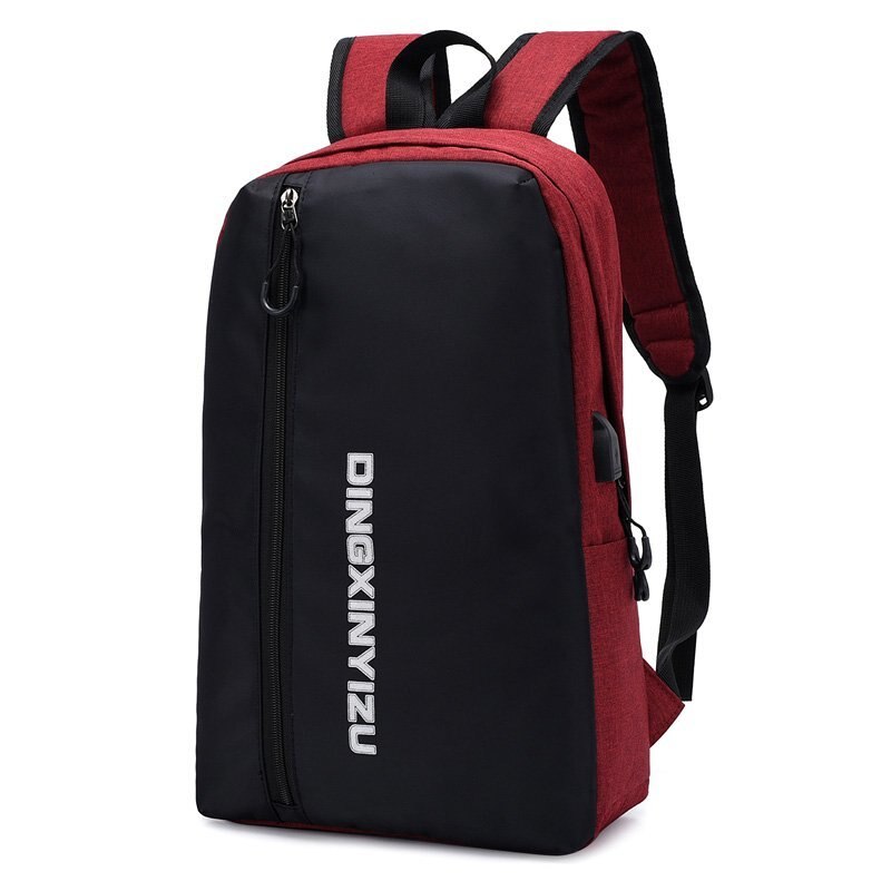 Laptop usb ryggsekk skolesekk ryggsekk anti-tyveri menn ryggsekk reise dagsekker menn fritid ryggsekk mochila kvinner gril: Burgunder