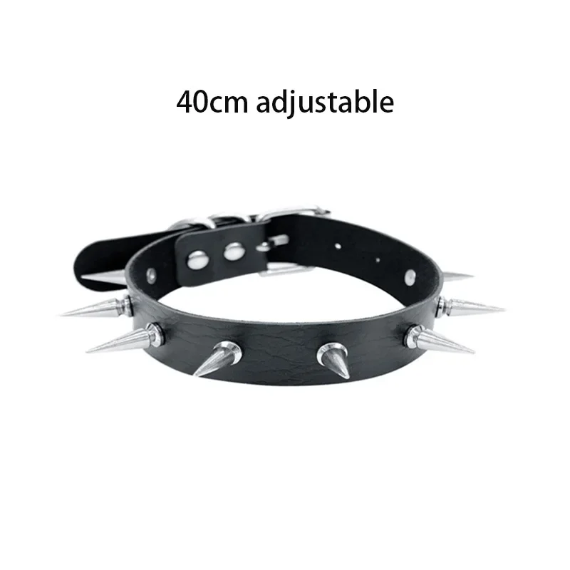 Harajuku Chocker Sexy Heart Lock Key Rivets Black Goth Punk Chokers Gothic Choker Naszyjnik dla kobiet Hip Hop Bondage Cosplay