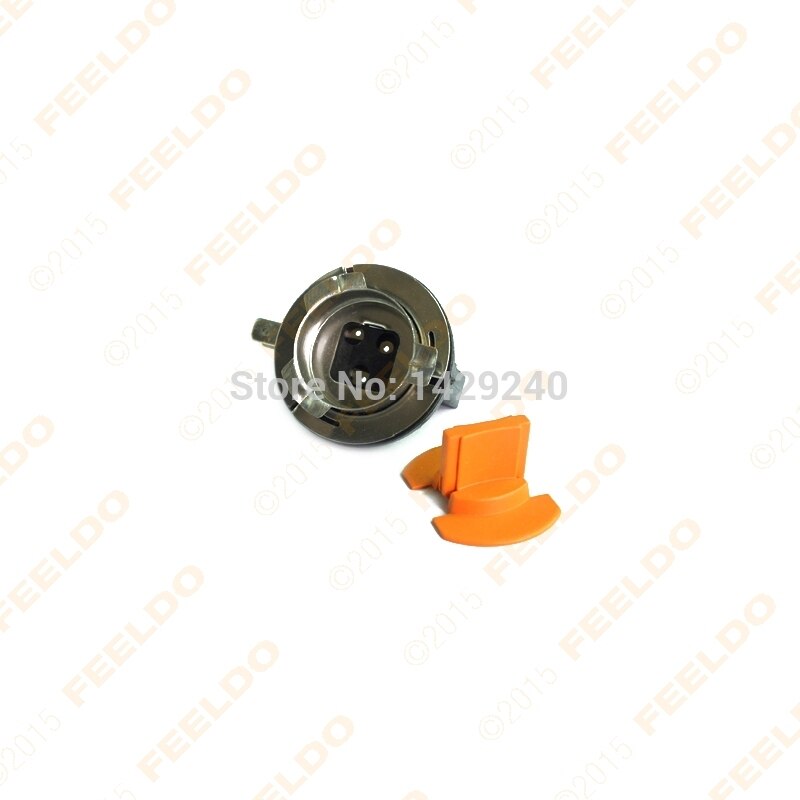 FEELDO 2pcs Car H15 DIT LED Bulb Socket For Fog Daytime Running Light Harness Wire Plug Connector #CA1114