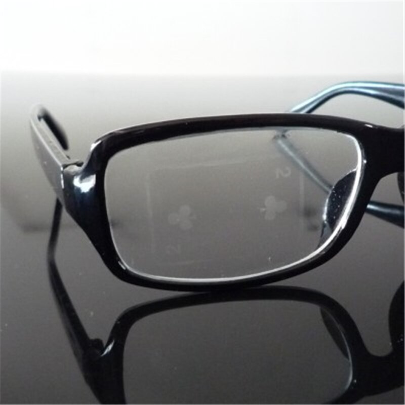 Magic Ghost Glasses 2.0 version Magic Tricks Selected Card Appears On Glass Magia Close Up Illusions Prop Accessories Mentalism