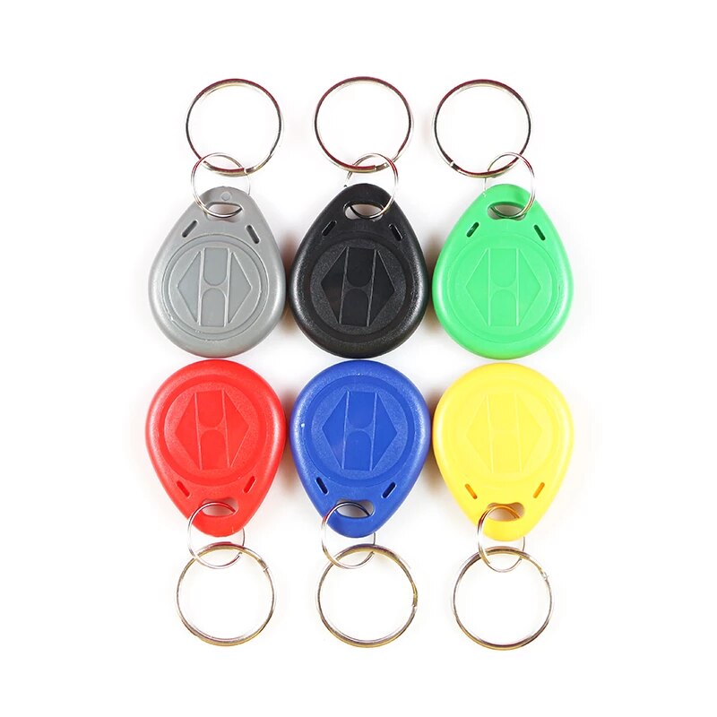 5/10PCS RFID Keychain Rewritable Copy Token 125Khz Smart Chip Card T5577 EM4305 Key Badge ID Duplicator Sticker