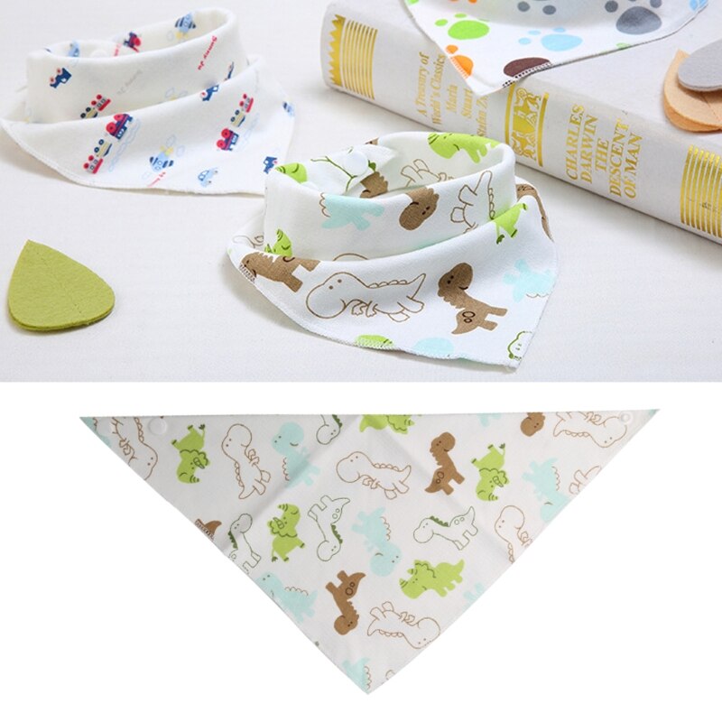 Leuke Baby Kids Slabbetjes Catoon Sjaal Bandana Dribble Feeding Speeksel Zakdoek Handdoek