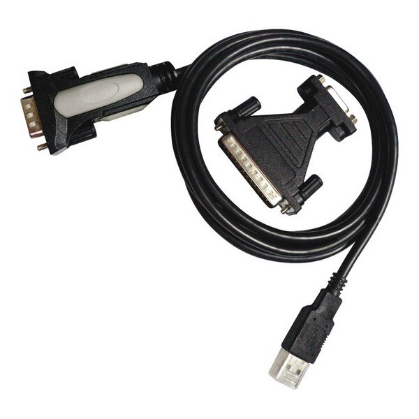 Usb Naar RS232 Adapter Nanocable 10.03.2002 1,8 M Zwart