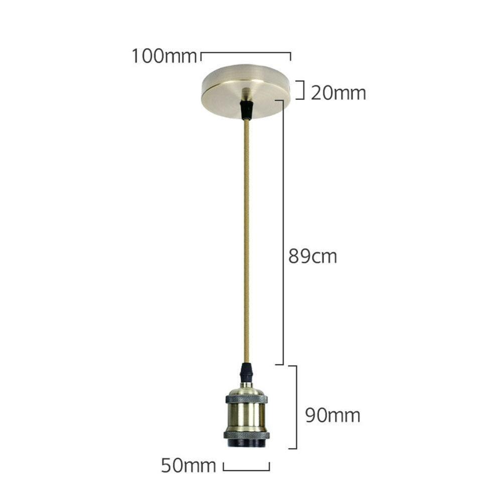 Vintage Lamp Socket Edison Schroef Lamphouder E27 Lamp Bases Edison Gloeilamp AC180-240V Industriële Opknoping Lamp Thuis Voor Decor: Cyan