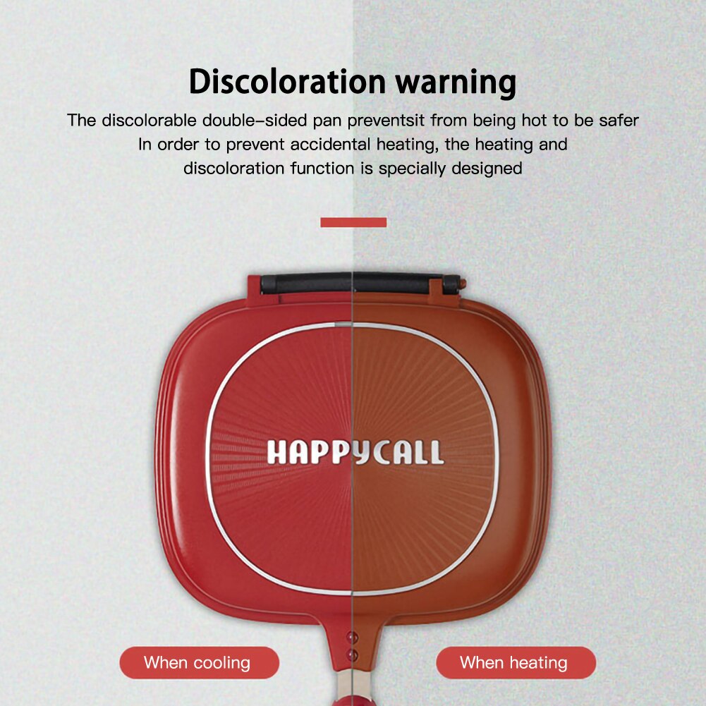 32/28CM Double Side Grill Frying Pan Non-Stick Barbecue Cooking Tool Home DIY Grill Pan Pancake Pan Rectangular Pancake Maker