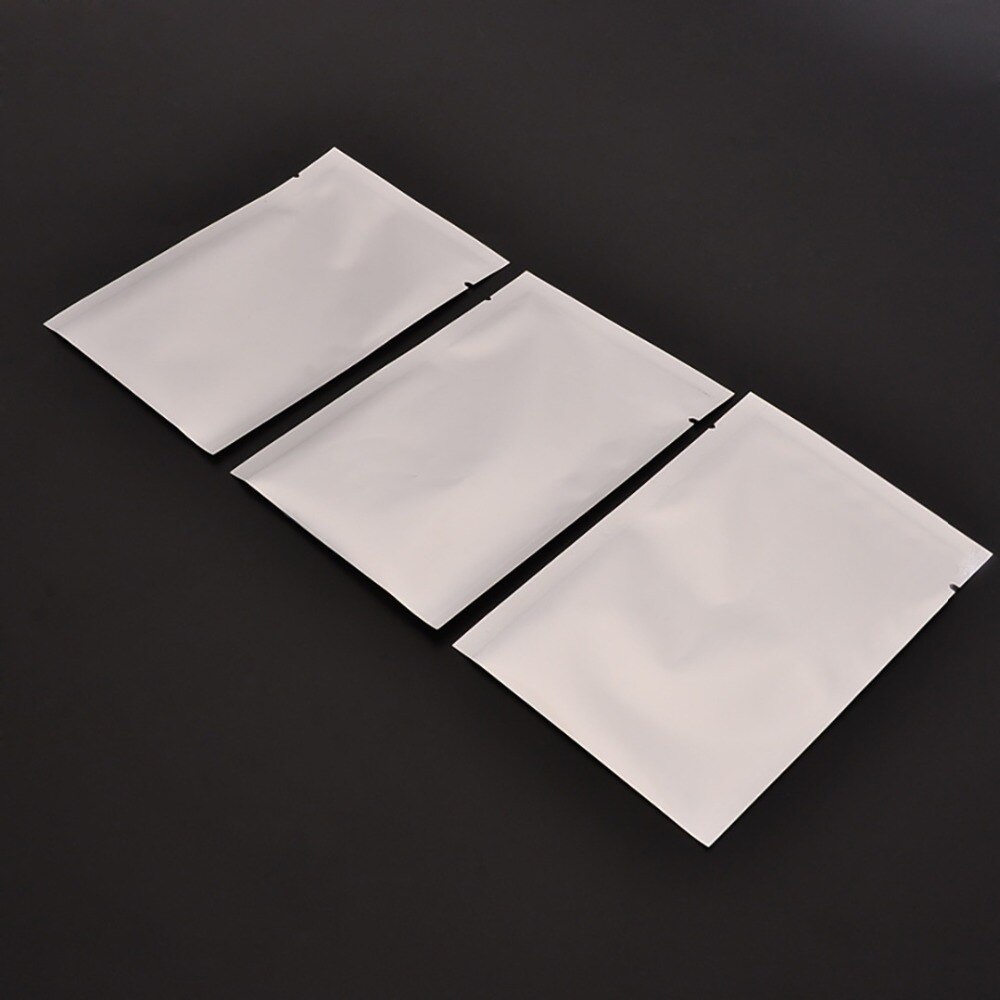 100pcs Silver Aluminum Foil Mylar Bags Vacuum Sealer Food Saver Bag Storage Pouches For Kitchen Tools