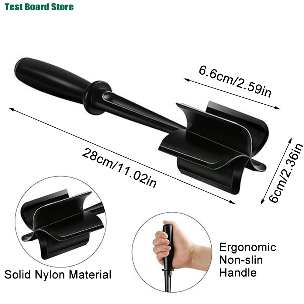 1Pc Vlees Chopper Handheld Vlees Chopper Koken Schraper Vlees Chopper Roeren Schop Geschikt voor Burger Vlees en Rundvlees Crusher