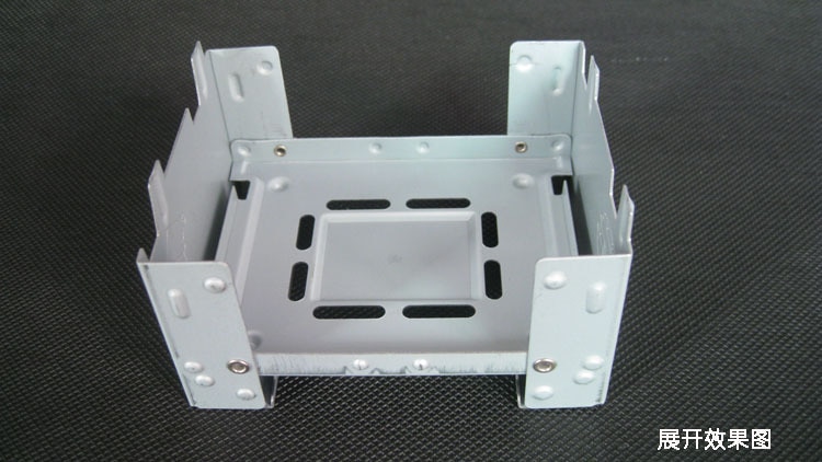 Yofeil Light weight Portable Stainless Steel Pocket Folding Wood Stove Alcohol Stove Outdoor Cooking Camping with Pouch