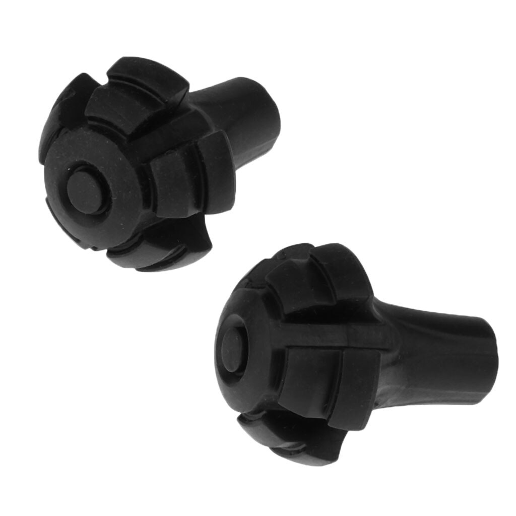 Walking Pole Rubber Tip End Caps Outdoor Trekking Hiking Stick Accessories
